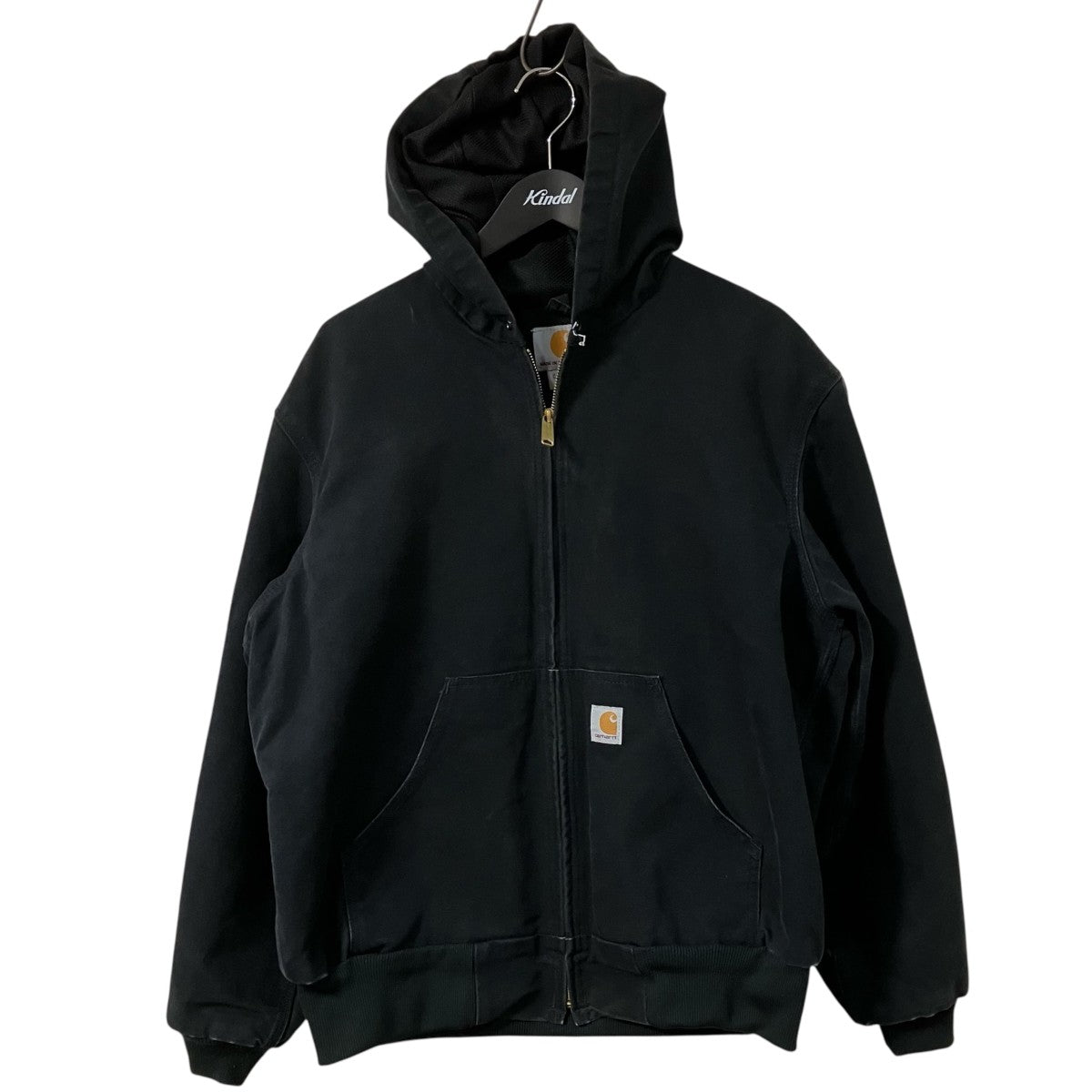 CarHartt USA製アクティブジャケットJ131-BLK 古着・中古-1枚目のアイテム画像
