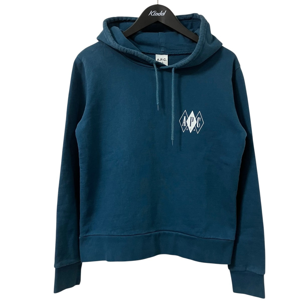 A．P．C． USA製プリントフーディ 古着・中古-1枚目のアイテム画像