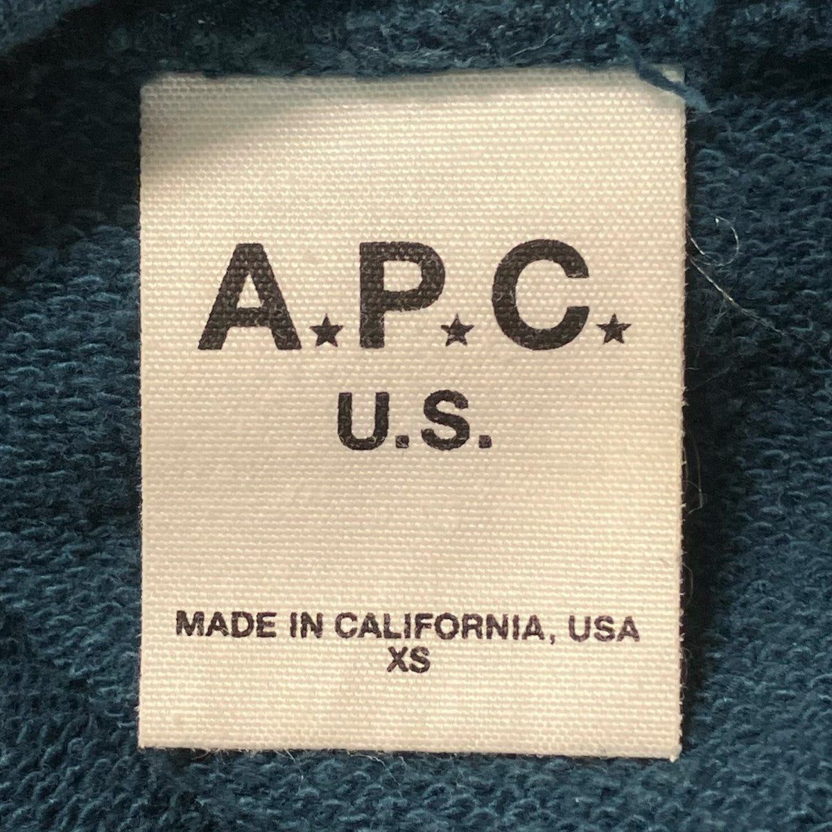 A．P．C． USA製プリントフーディ 古着・中古-8枚目のアイテム画像