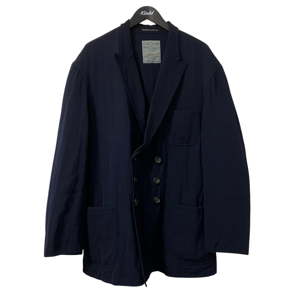Yohji Yamamoto pour homme 丸文字タグ 80~90sテーラードジャケット 古着・中古-1枚目のアイテム画像