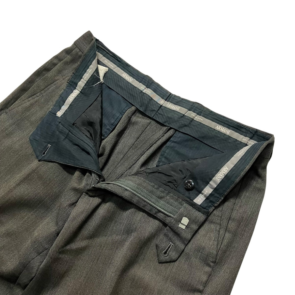 ARMANI COLLEZIONI 90sスラックス 古着・中古-8枚目のアイテム画像