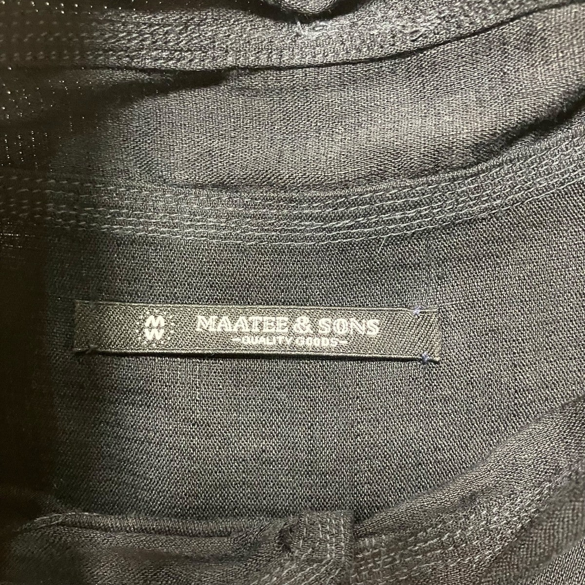 MAATEE＆SONS 25SSNOT A PLAIN SHIRTSMT5103 0607A 古着・中古-7枚目のアイテム画像