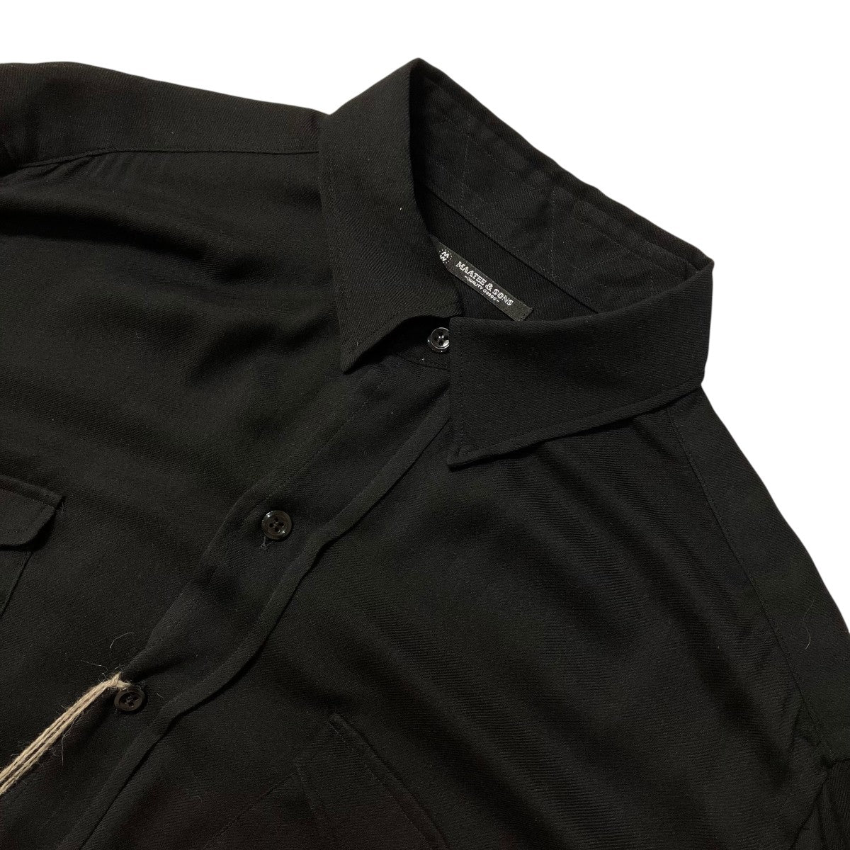 MAATEE＆SONS 26SSWORK SHIRTS SILK RAYON長袖シャツMT6103 0622 古着・中古-3枚目のアイテム画像