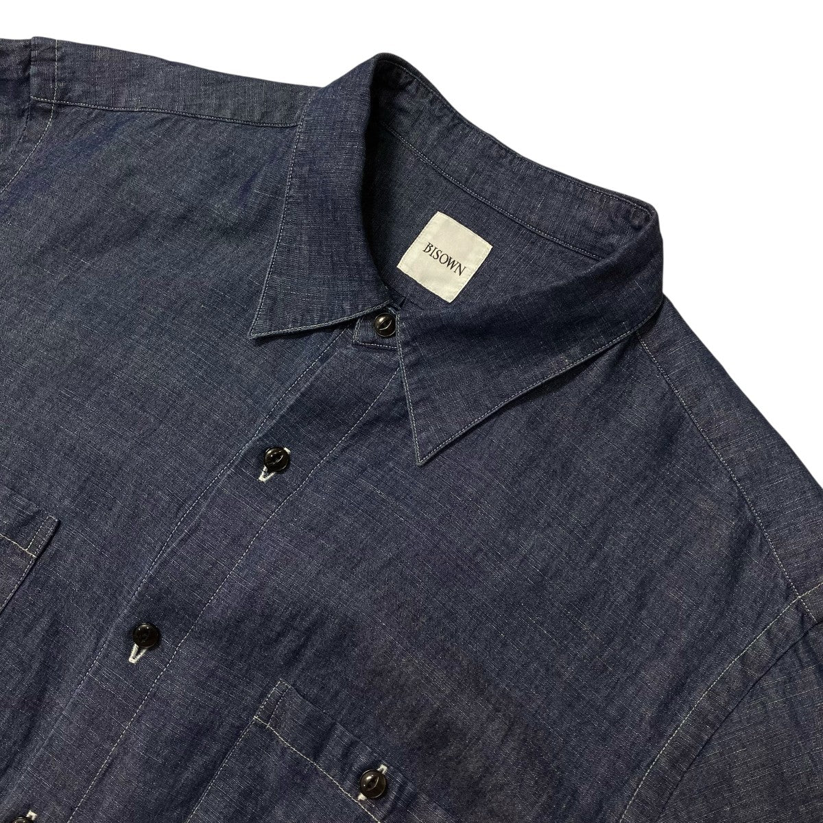 BISOWN 26SSCOTTON LINEN CAMBRAY SHIRTSコットンリネンシャツ26S BIS SH36 古着・中古-3枚目のアイテム画像