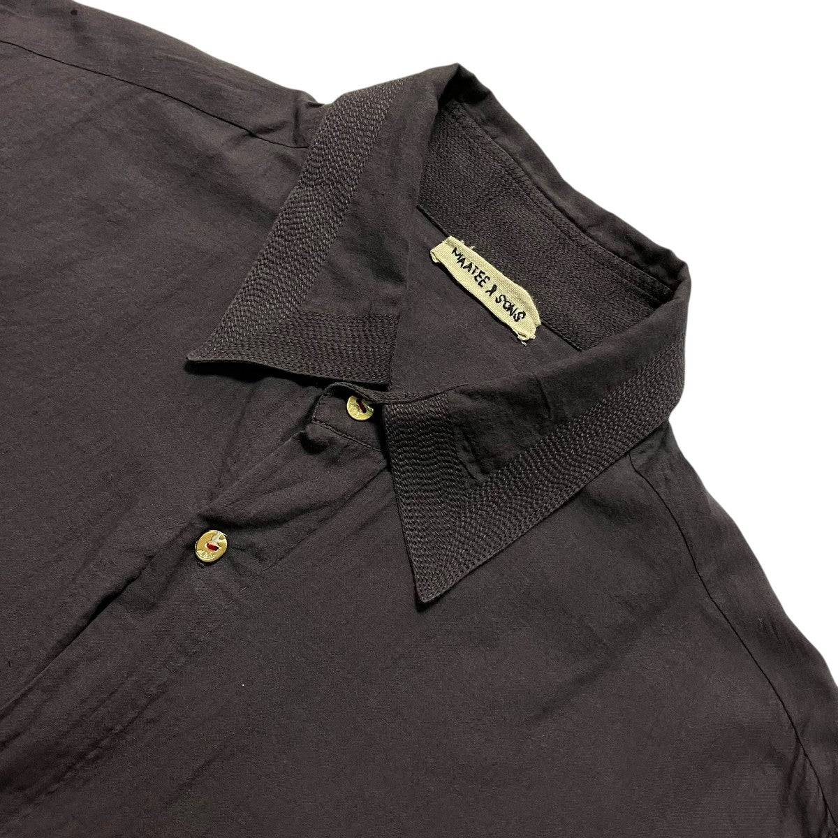 25SSGUPTA KHADI COTTON SHIRTS長袖シャツMT 5103 0604