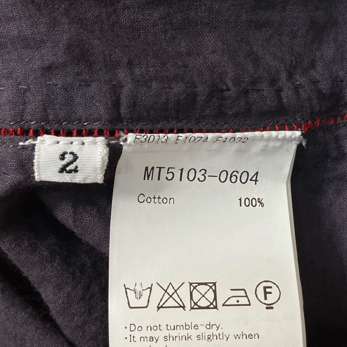 25SSGUPTA KHADI COTTON SHIRTS長袖シャツMT 5103 0604