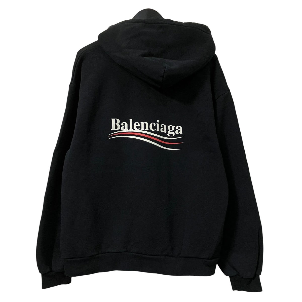 BALENCIAGA Political Campaignロゴプリントフーディー508205 古着・中古-2枚目のアイテム画像