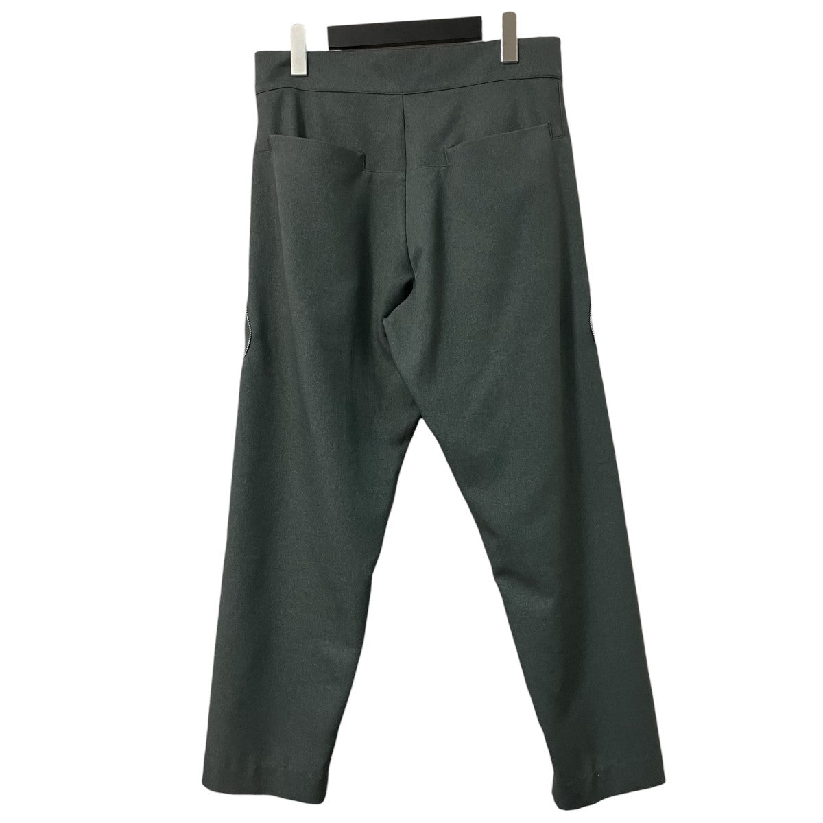 kiko kostadinov オリーブグリーン ワークパンツ ストレートレッグ Kiko Kostadinov FW22 00132022 Xolo Pleated Trouser Deep Green