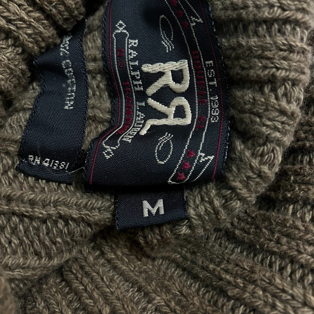 RRL 3星タグハイネックニット 古着・中古-9枚目のアイテム画像