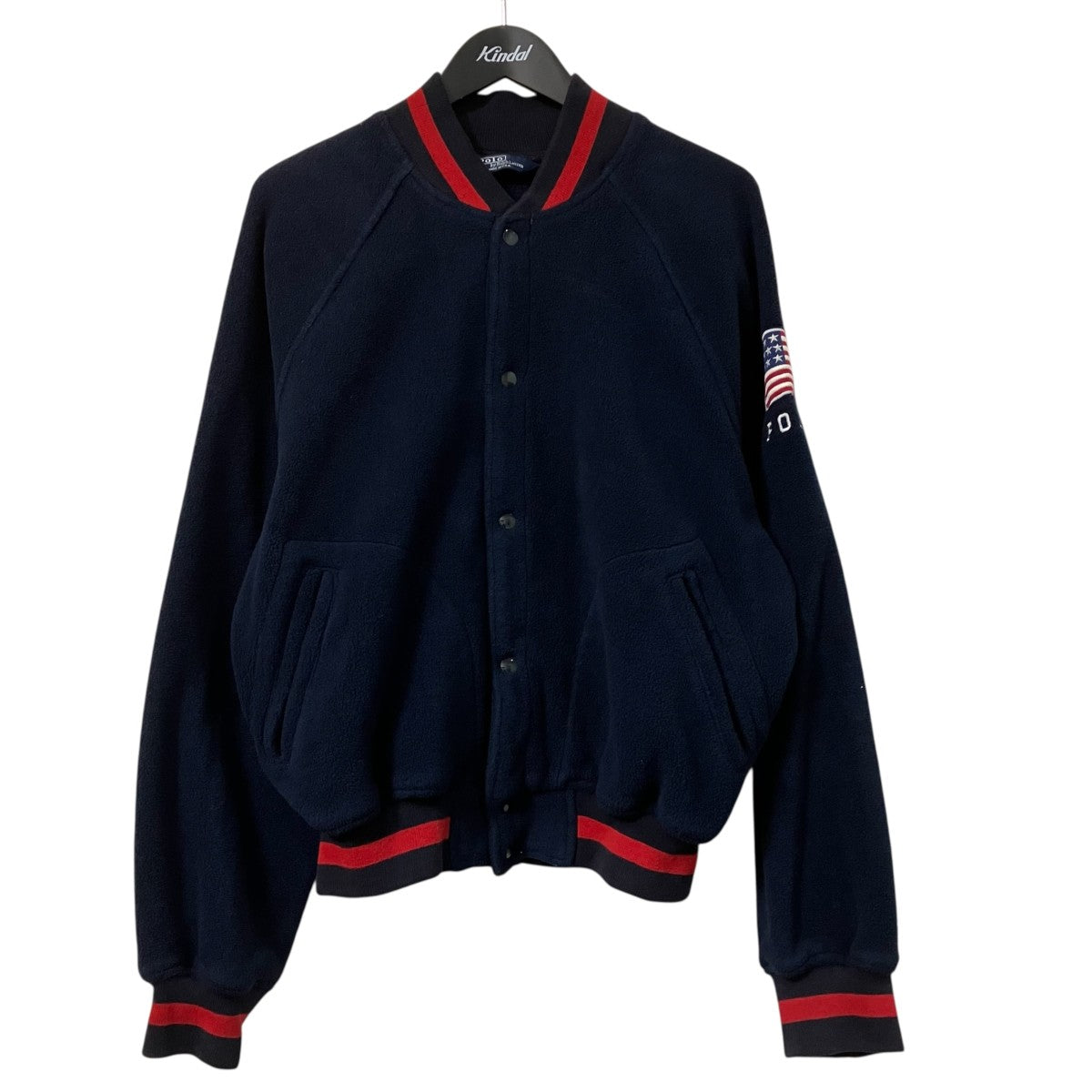 POLO RALPH LAUREN USA製フリースジャケット 古着・中古-1枚目のアイテム画像