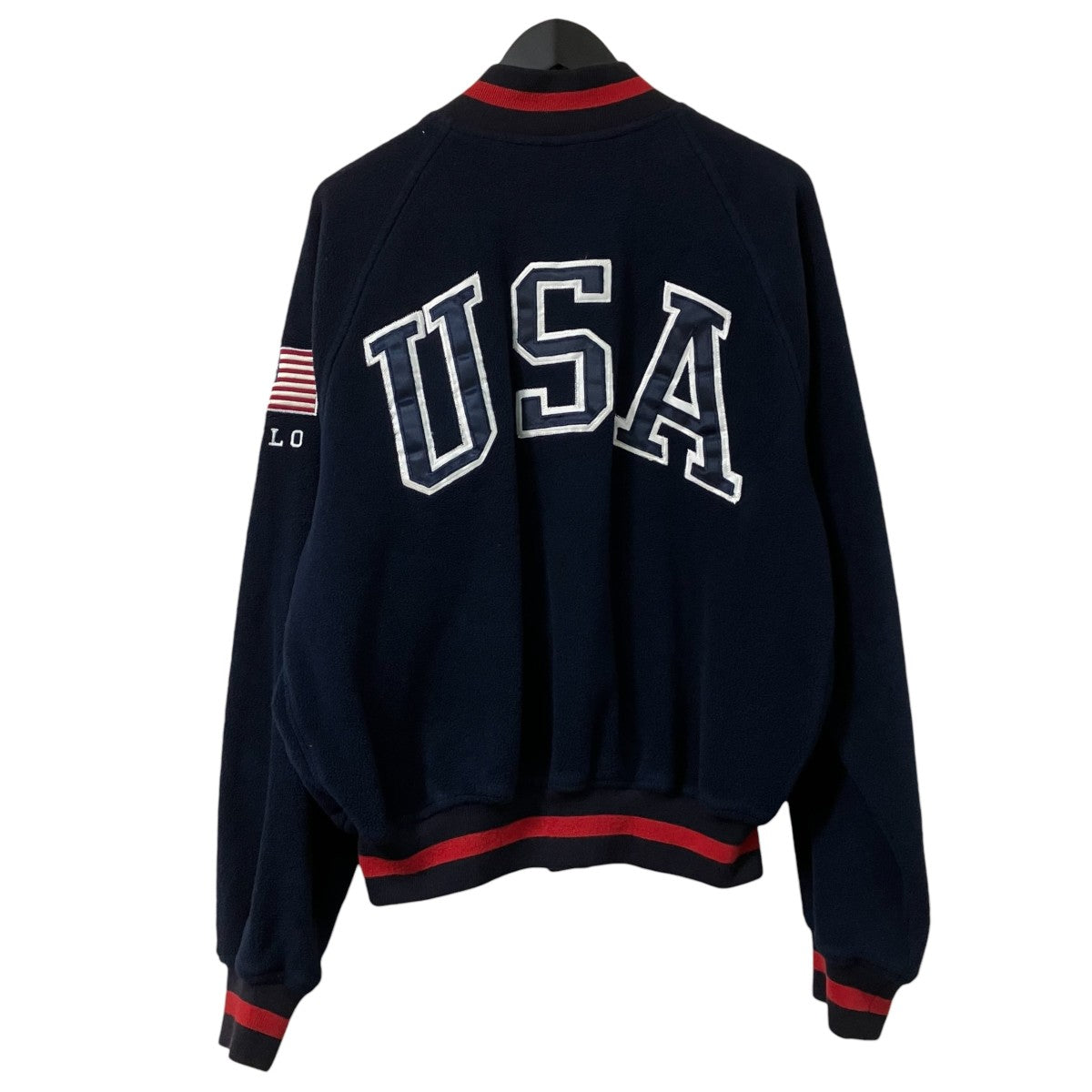 POLO RALPH LAUREN USA製フリースジャケット 古着・中古-2枚目のアイテム画像
