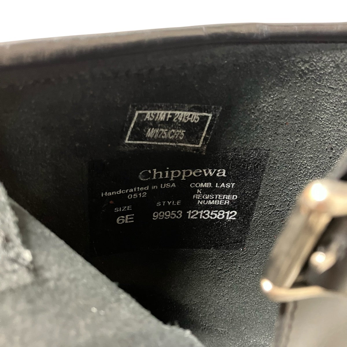 CHIPPEWA(チペワ) エンジニアブーツ999536 999536 ブラック サイズ 6E
