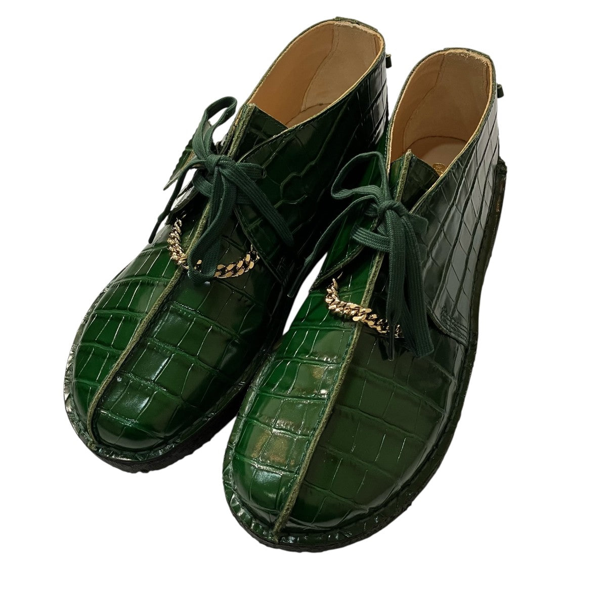 CLARKS×Martine rose×Supreme チェーンシューズDESERT TREK 古着・中古-1枚目のアイテム画像