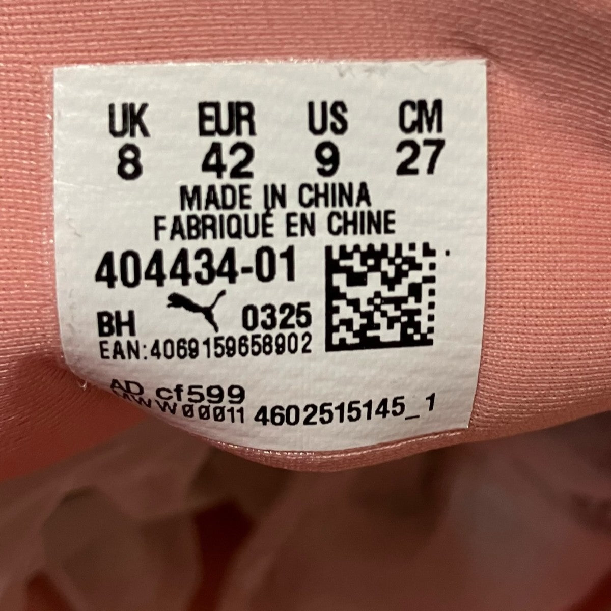 PUMA SPEEDCAT OGロ―カットスニーカー404434 01 古着・中古-6枚目のアイテム画像