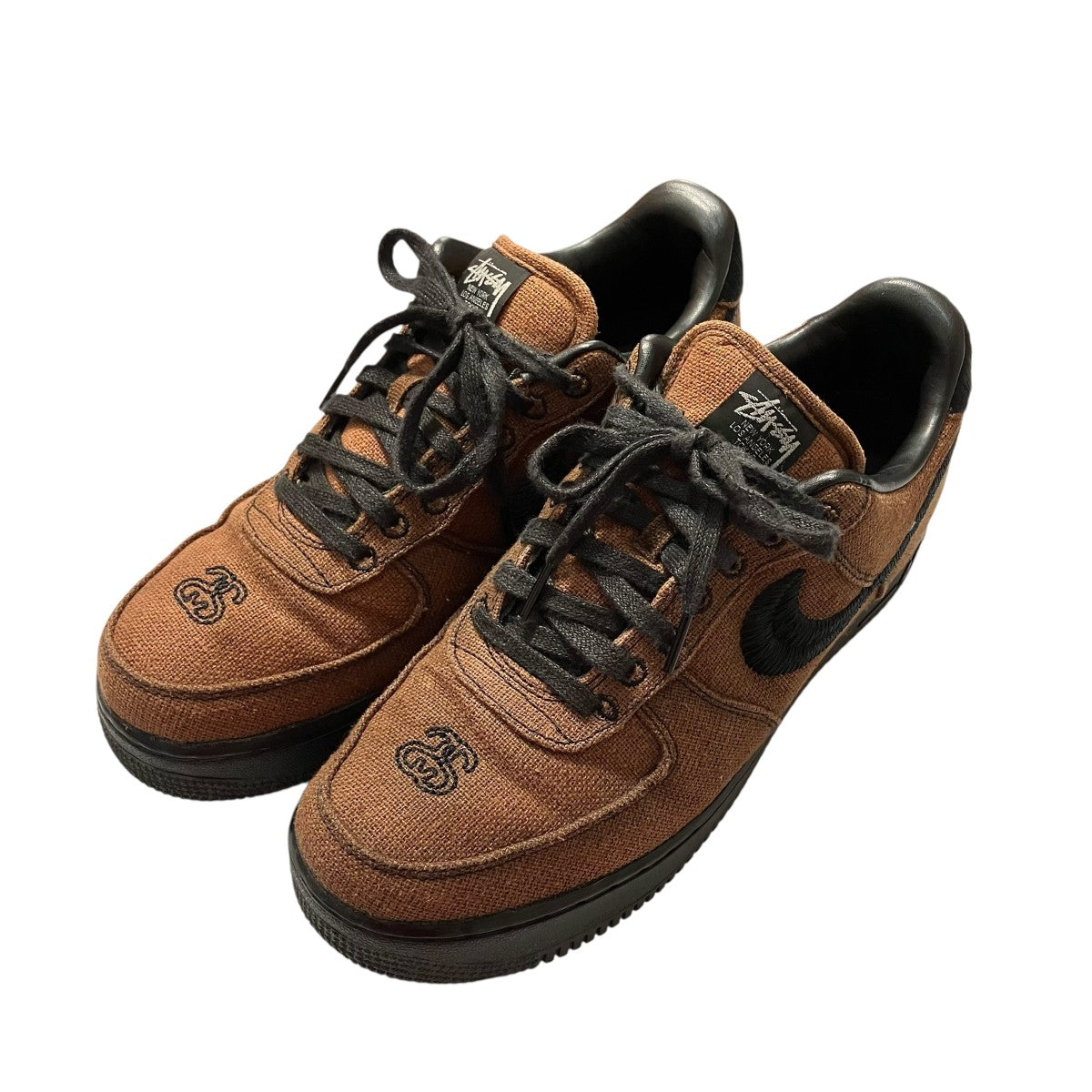 NIKE×stussy AIR FORCE 1 LOW STUSSYローカットスニーカーCZ9084 001 古着・中古-1枚目のアイテム画像