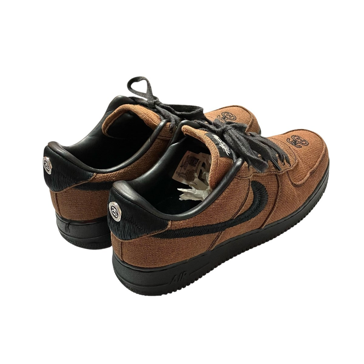 NIKE×stussy AIR FORCE 1 LOW STUSSYローカットスニーカーCZ9084 001 古着・中古-2枚目のアイテム画像