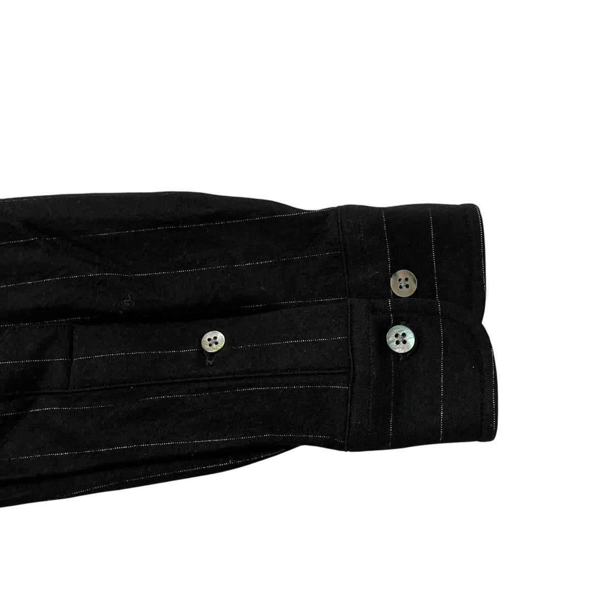 36G Wool Stripe Ideal Shirts長袖シャツKM25A 044