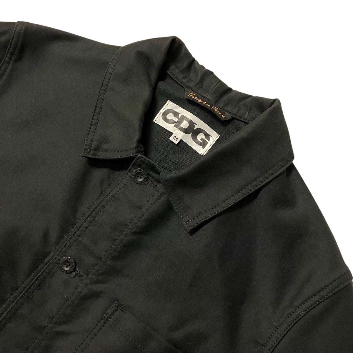 CDG×LE LABOUREUR AD2019バックプリントデニムジャケットSZ J010 SZ