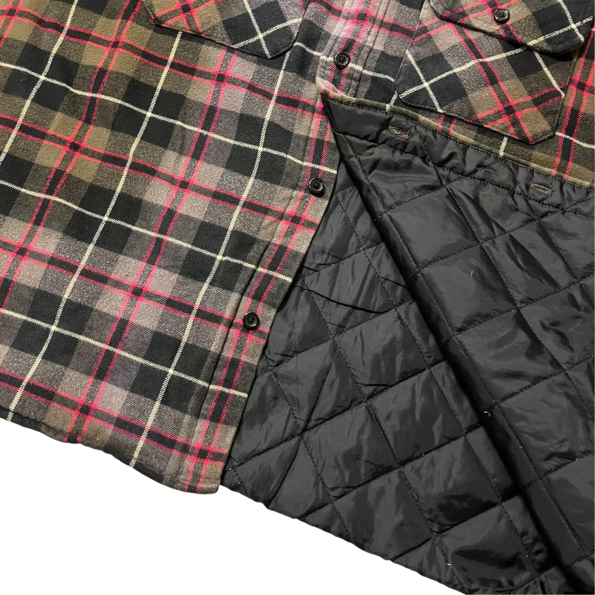 24AW Quilted Plaid Shirt 中綿チェックシャツジャケット