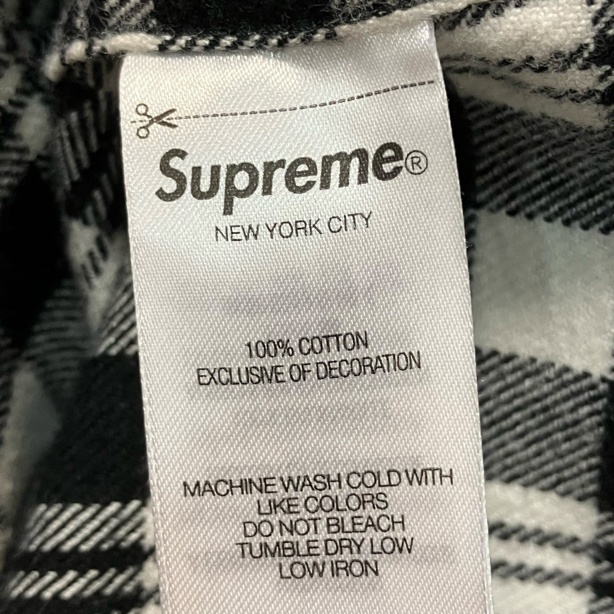 Supreme ネルシャツ 古着・中古-7枚目のアイテム画像