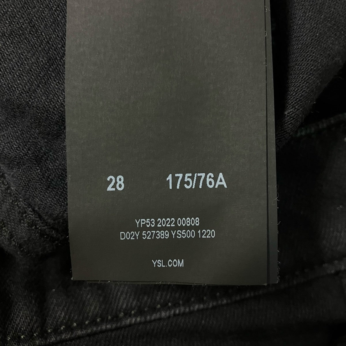 Saint Laurent Paris デニムパンツYP53 2022 00808 古着・中古-6枚目のアイテム画像