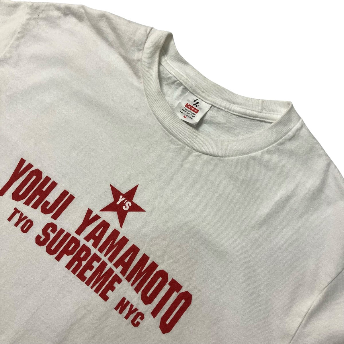 Supreme×Y’s フロントプリントTシャツ 古着・中古-3枚目のアイテム画像