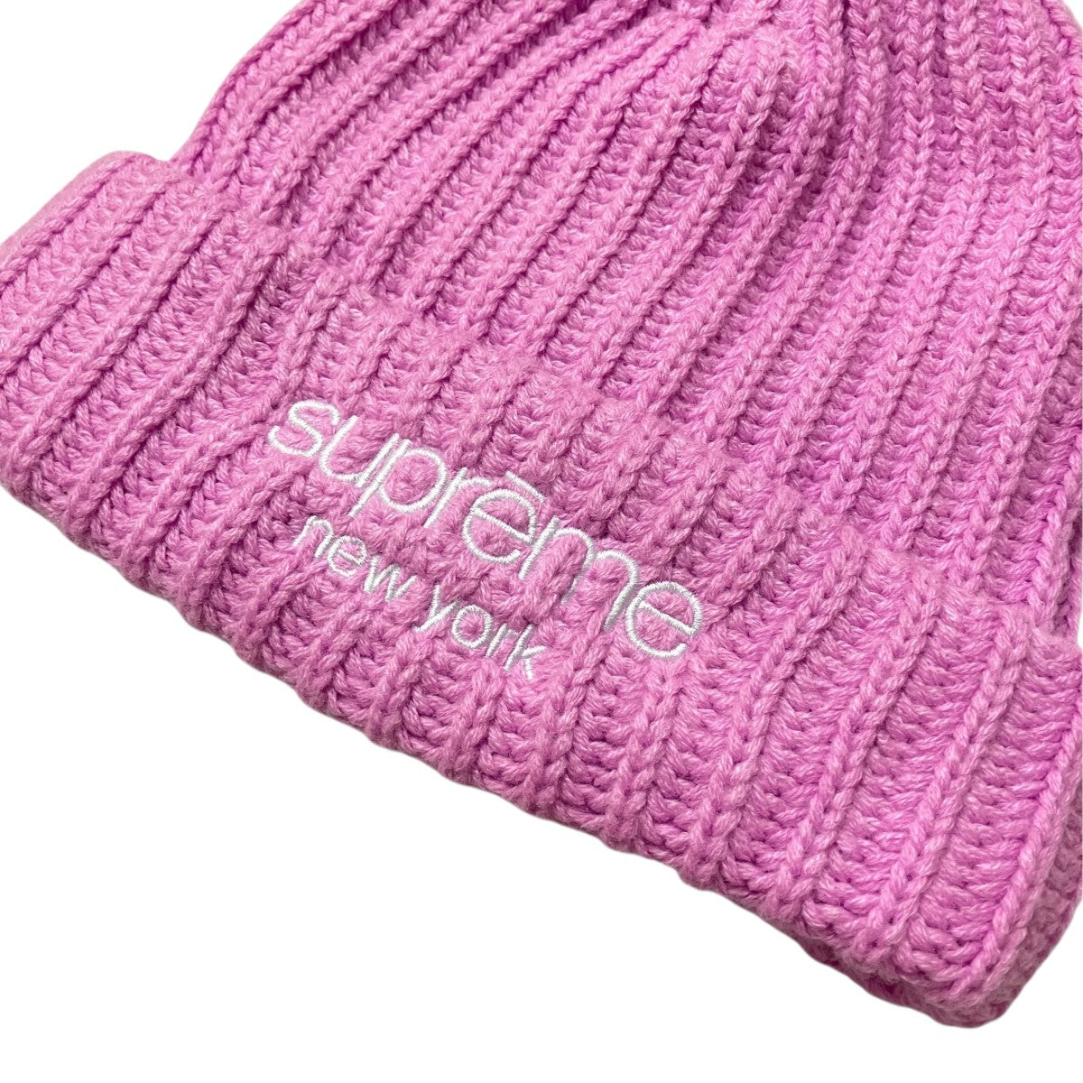 25AWChunky Rib Classic Logo Beanieクラシックロゴ ニットキャップ ビーニー