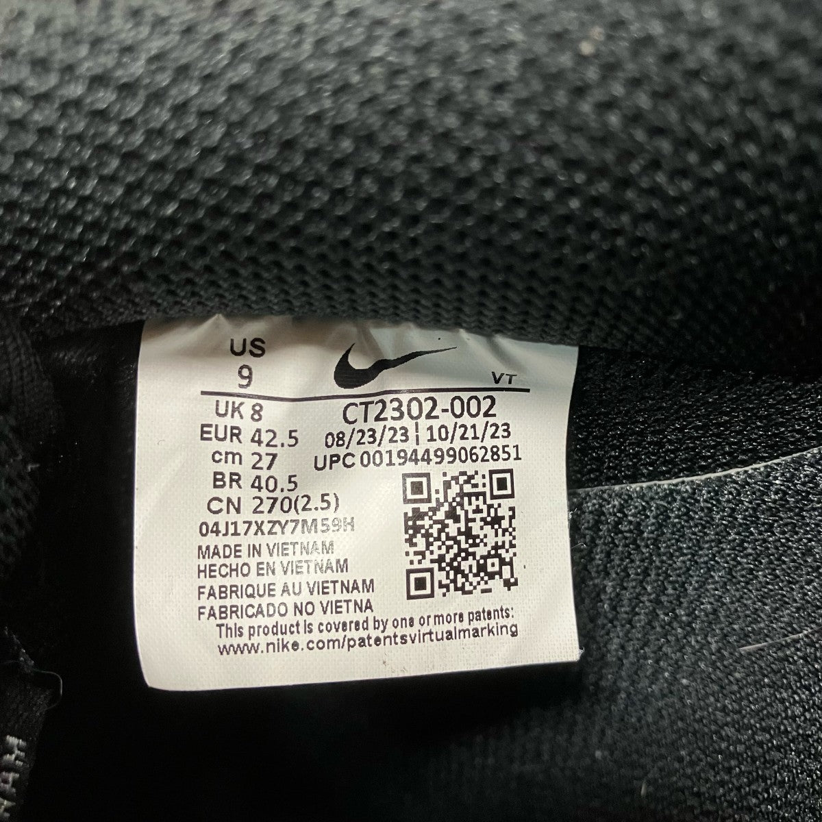 NIKE ロ―カットスニーカーCT2302 002 古着・中古-7枚目のアイテム画像