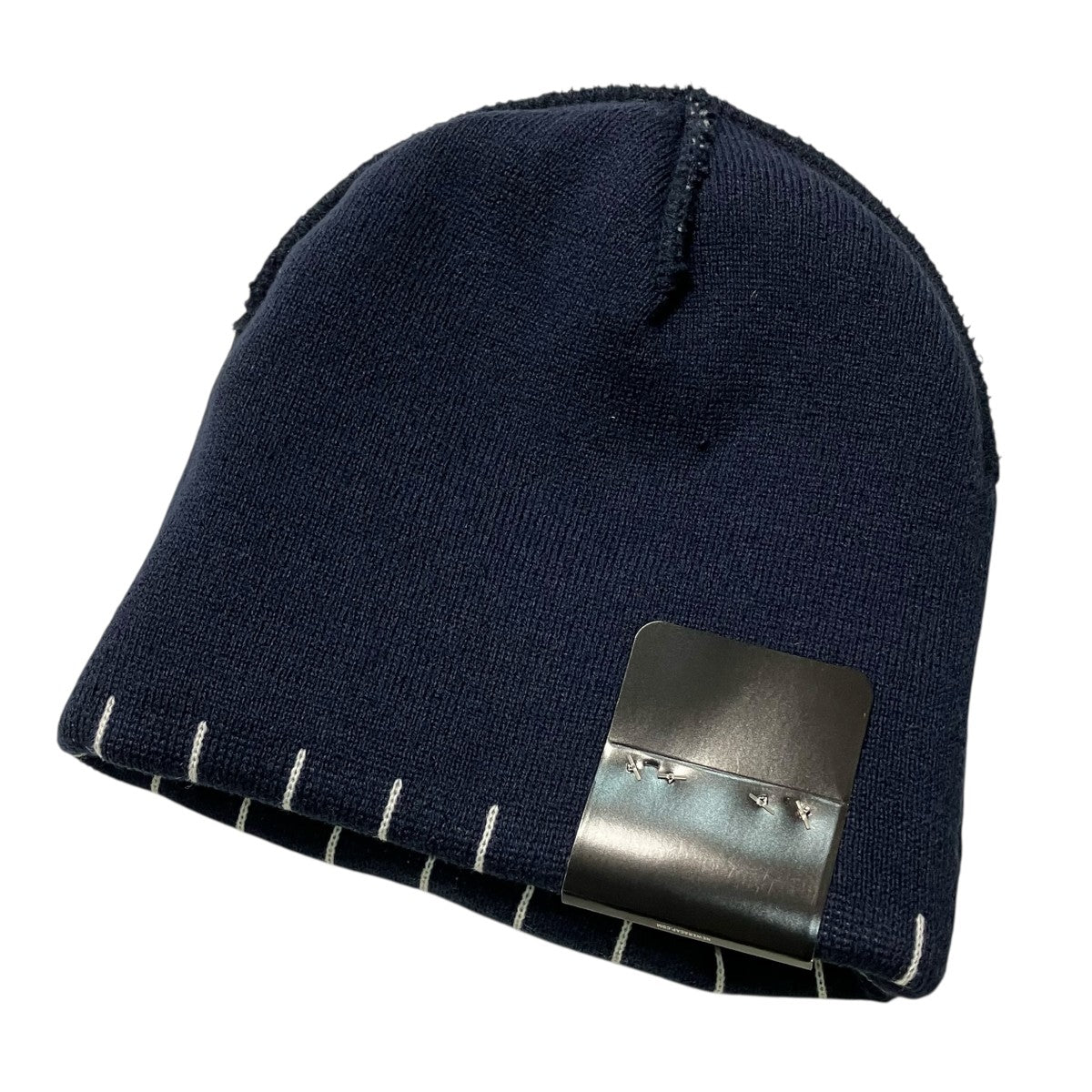 Supreme NEW ERA DEVIL S LOGO BEANIE STRIPEニット帽 古着・中古-3枚目のアイテム画像