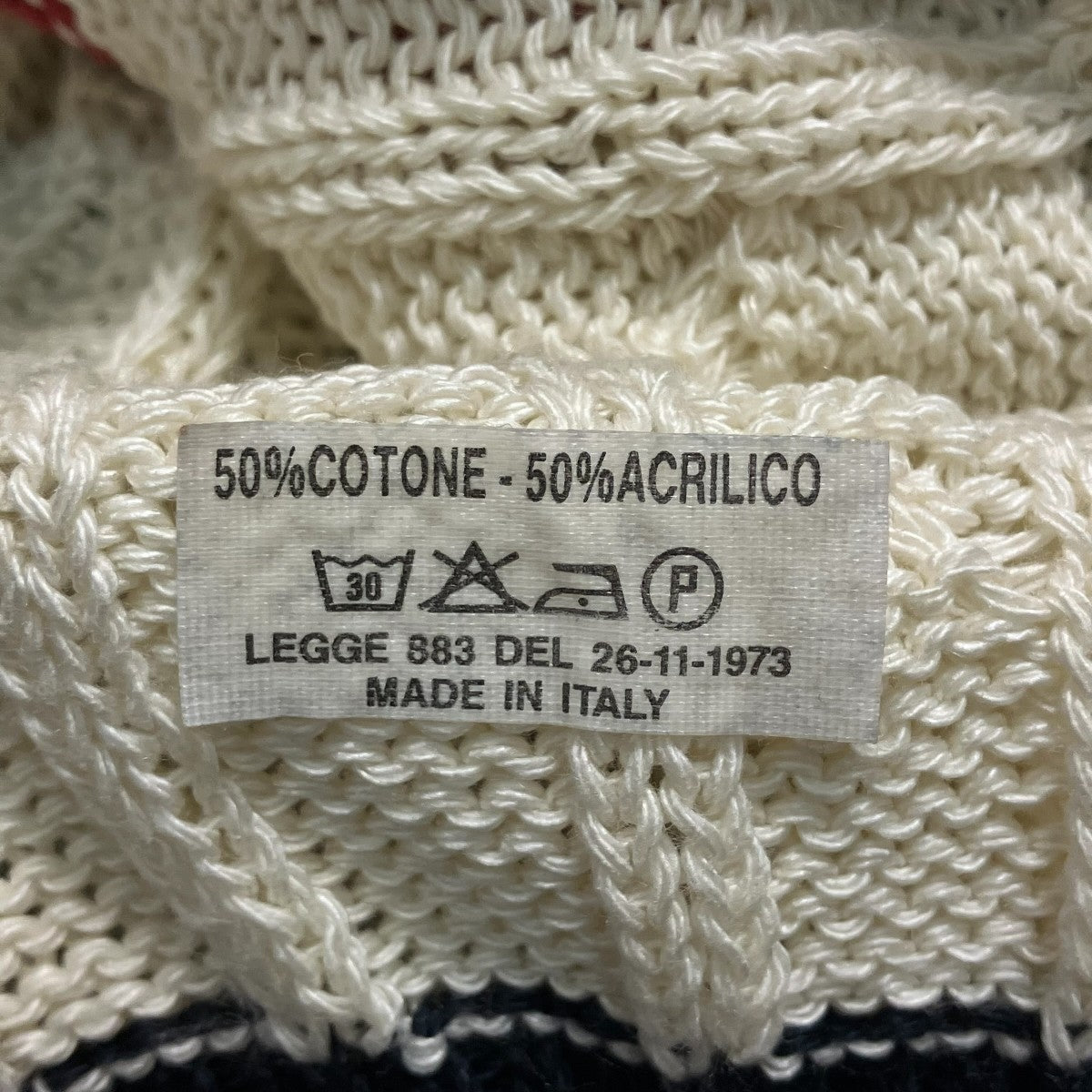 MADE IN ITALYクルーネックニット