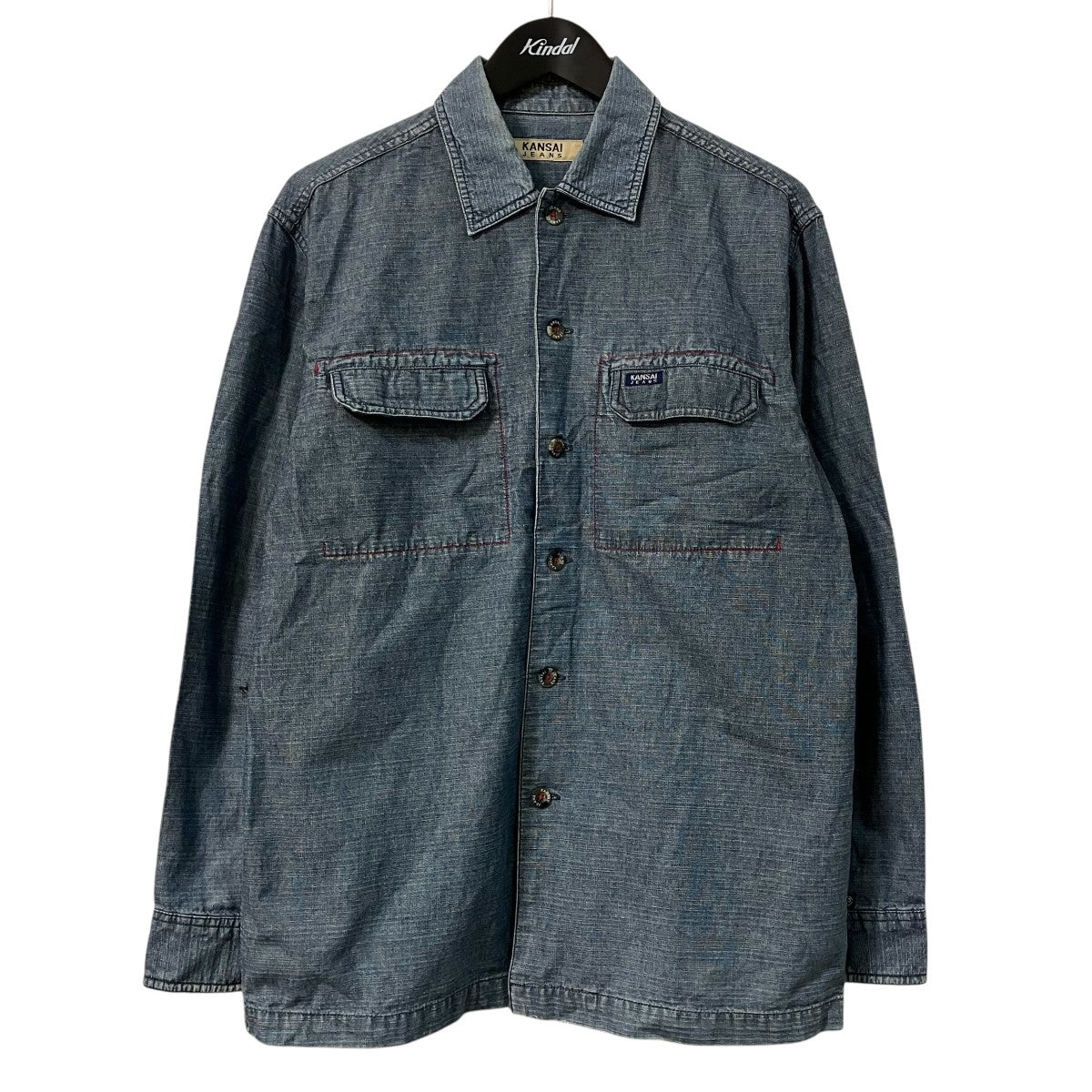 KANSAI JEANS デニムシャツ 古着・中古-1枚目のアイテム画像