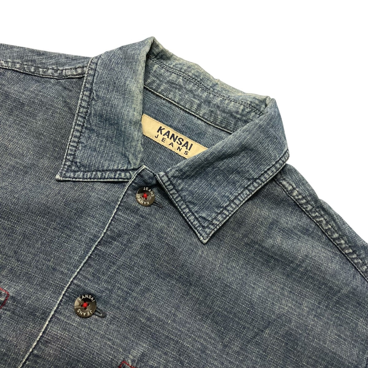KANSAI JEANS デニムシャツ 古着・中古-3枚目のアイテム画像