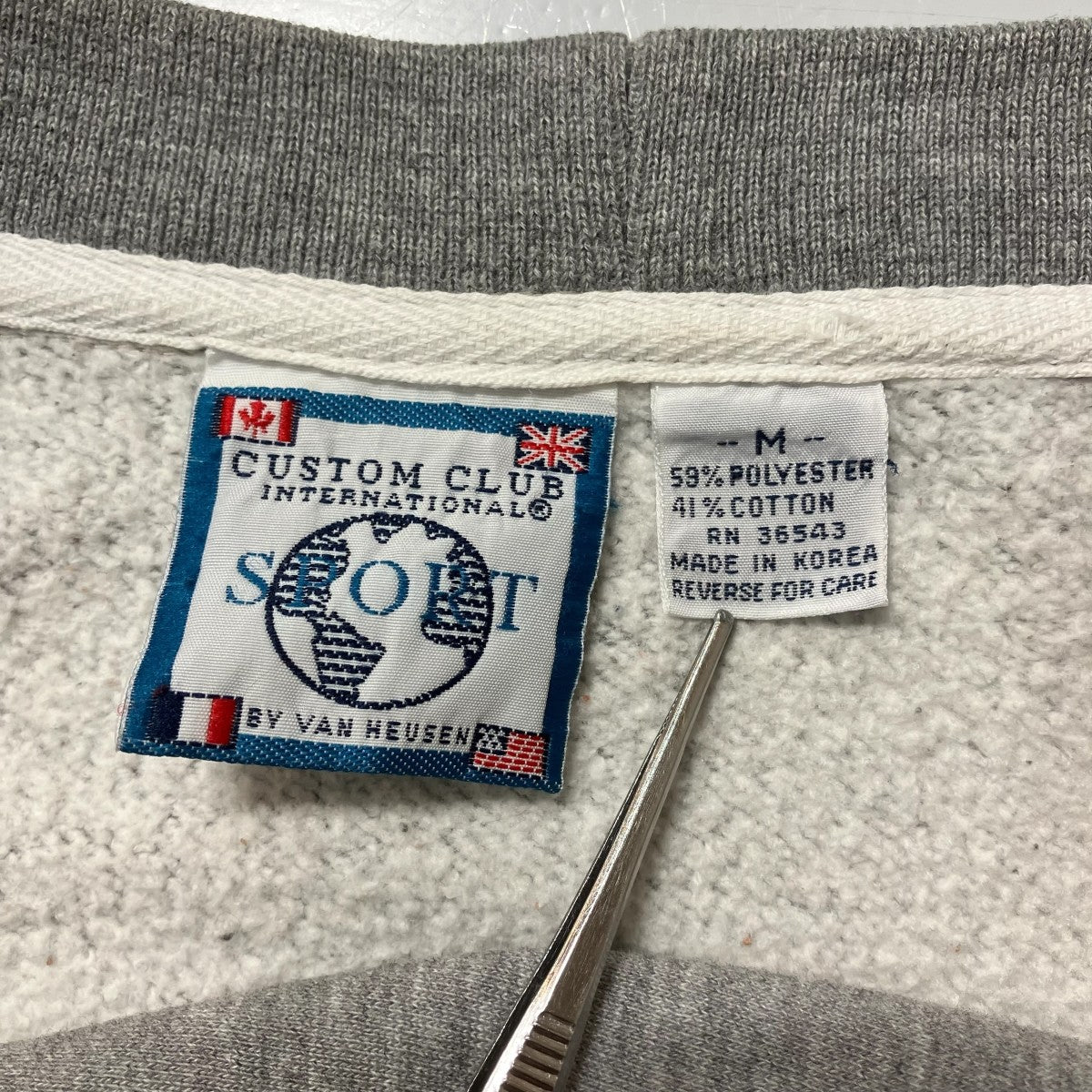 VAN HEUSEN コットンカーディガン 古着・中古-6枚目のアイテム画像