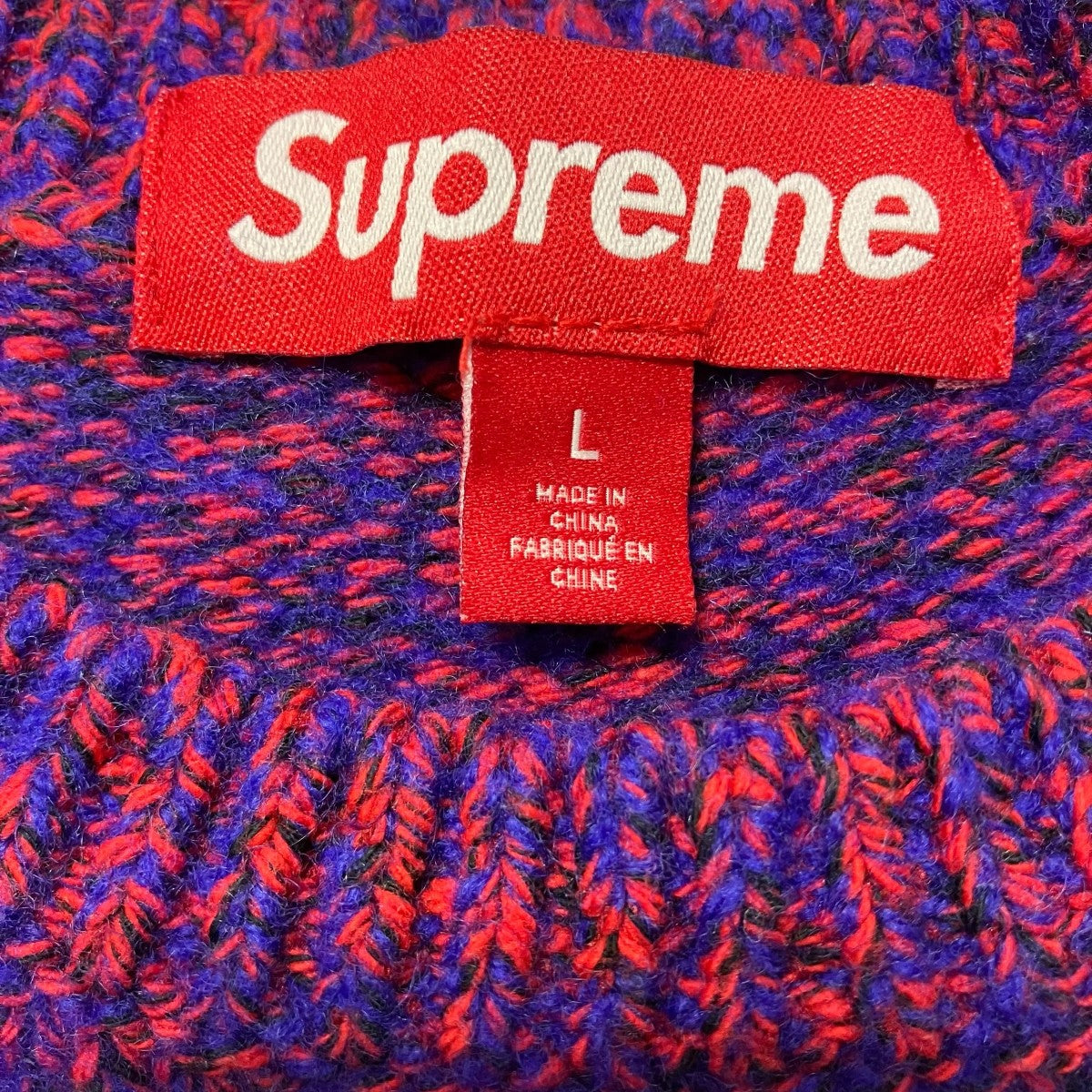 Supreme クルーネックニット 古着・中古-6枚目のアイテム画像