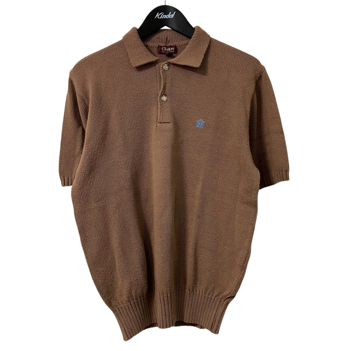 CHAPS RALPH LAUREN 赤タグニットポロシャツ 古着・中古-1枚目のアイテム画像