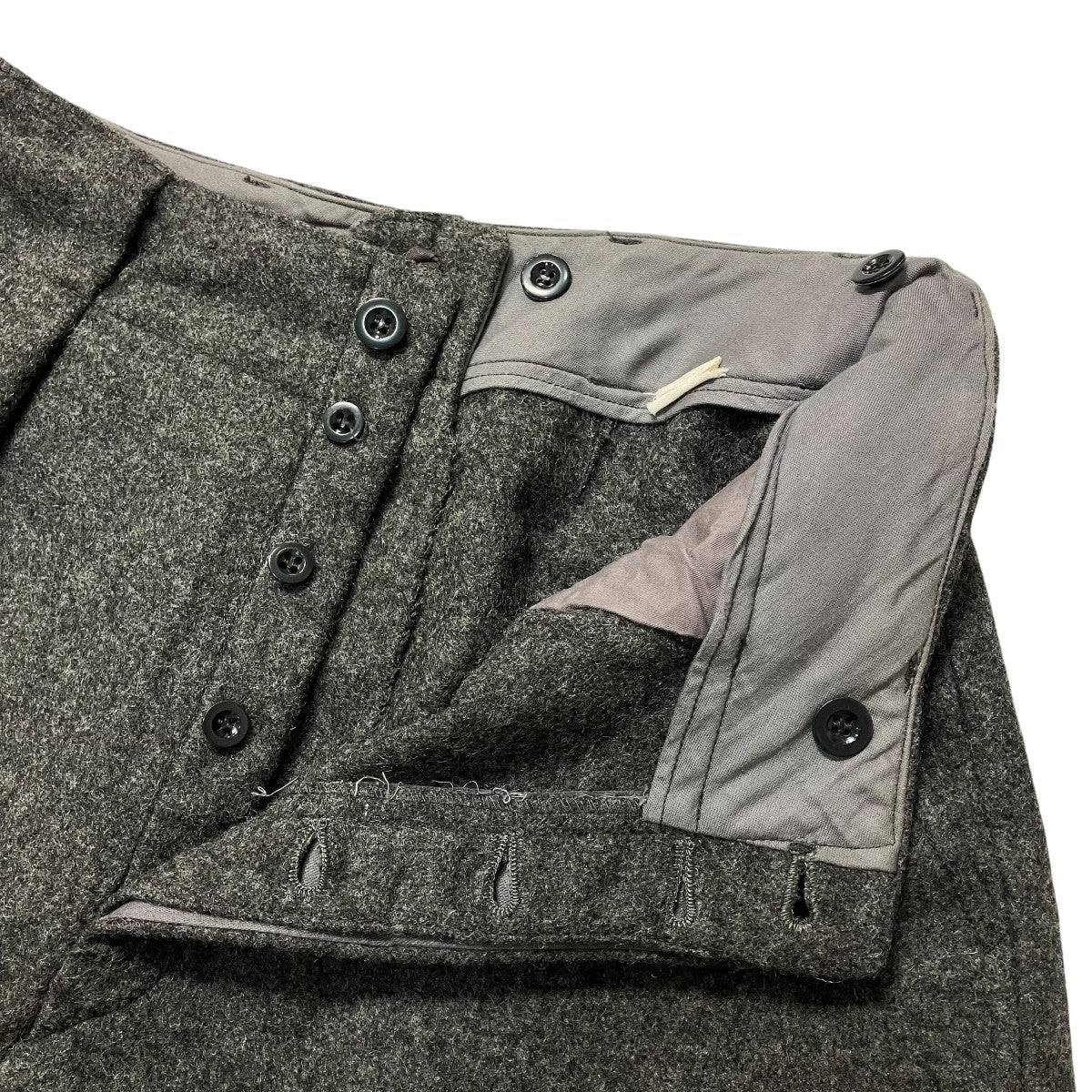USED デンマーク軍ミリタリーウールパンツ 古着・中古-3枚目のアイテム画像