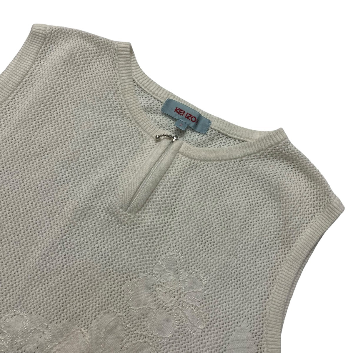 KENZO GOLF メッシュタンクトップ536-R-3301 古着・中古-3枚目のアイテム画像
