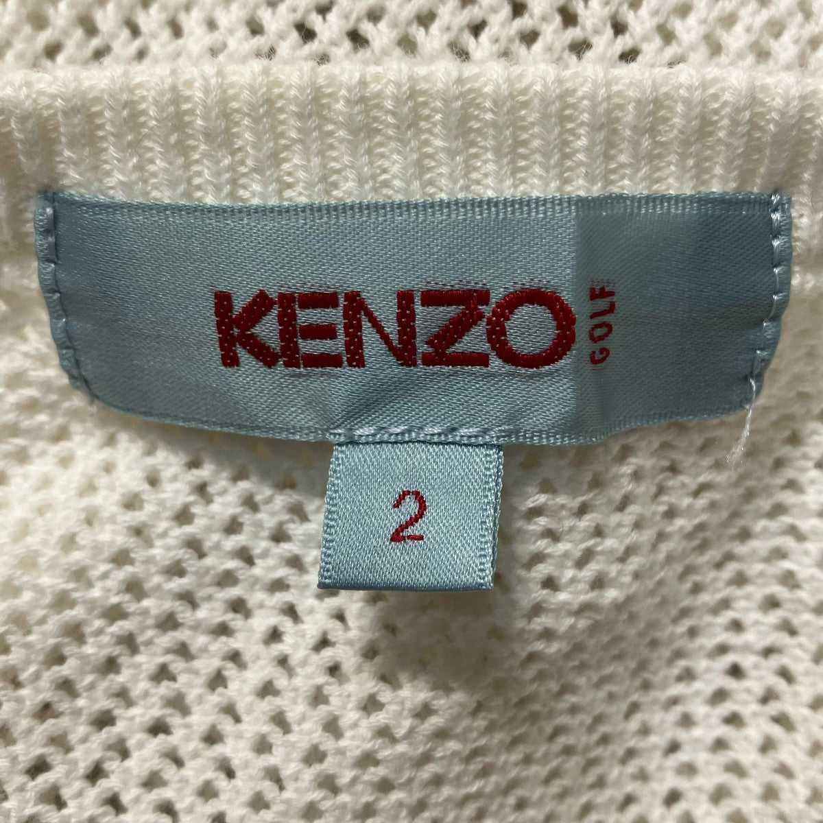 KENZO GOLF メッシュタンクトップ536-R-3301 古着・中古-7枚目のアイテム画像