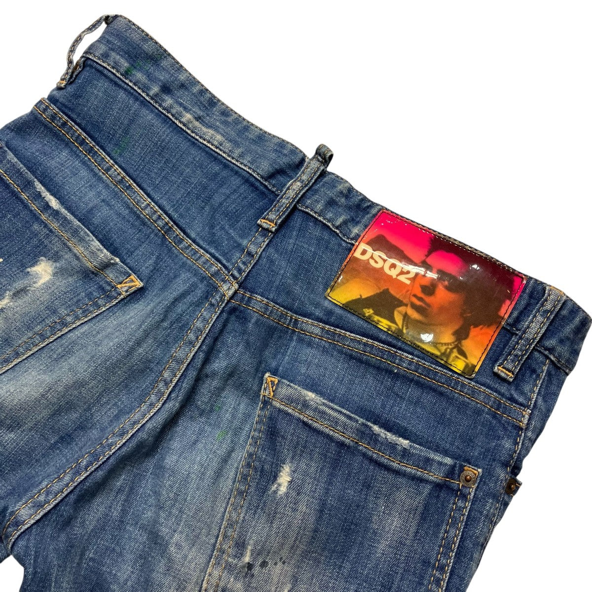 DSQUARED2 ダメージデニムパンツS74LB0540 S30342 古着・中古-4枚目のアイテム画像