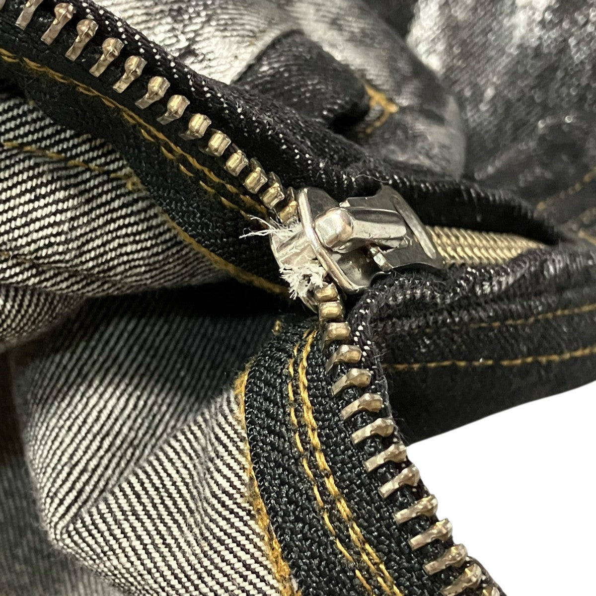 JUN NAKAYAMA 24SSCRASH COATING DENIM JACKETダメージコーティングデニムジャケット 古着・中古-6枚目のアイテム画像