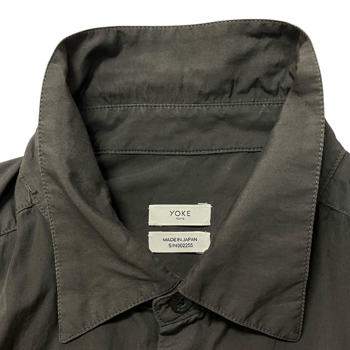 YOKE 26SSSuvin Gold Cotton Poplin Loose Fit Shirt長袖シャツYK26SS01205SH 古着・中古-6枚目のアイテム画像