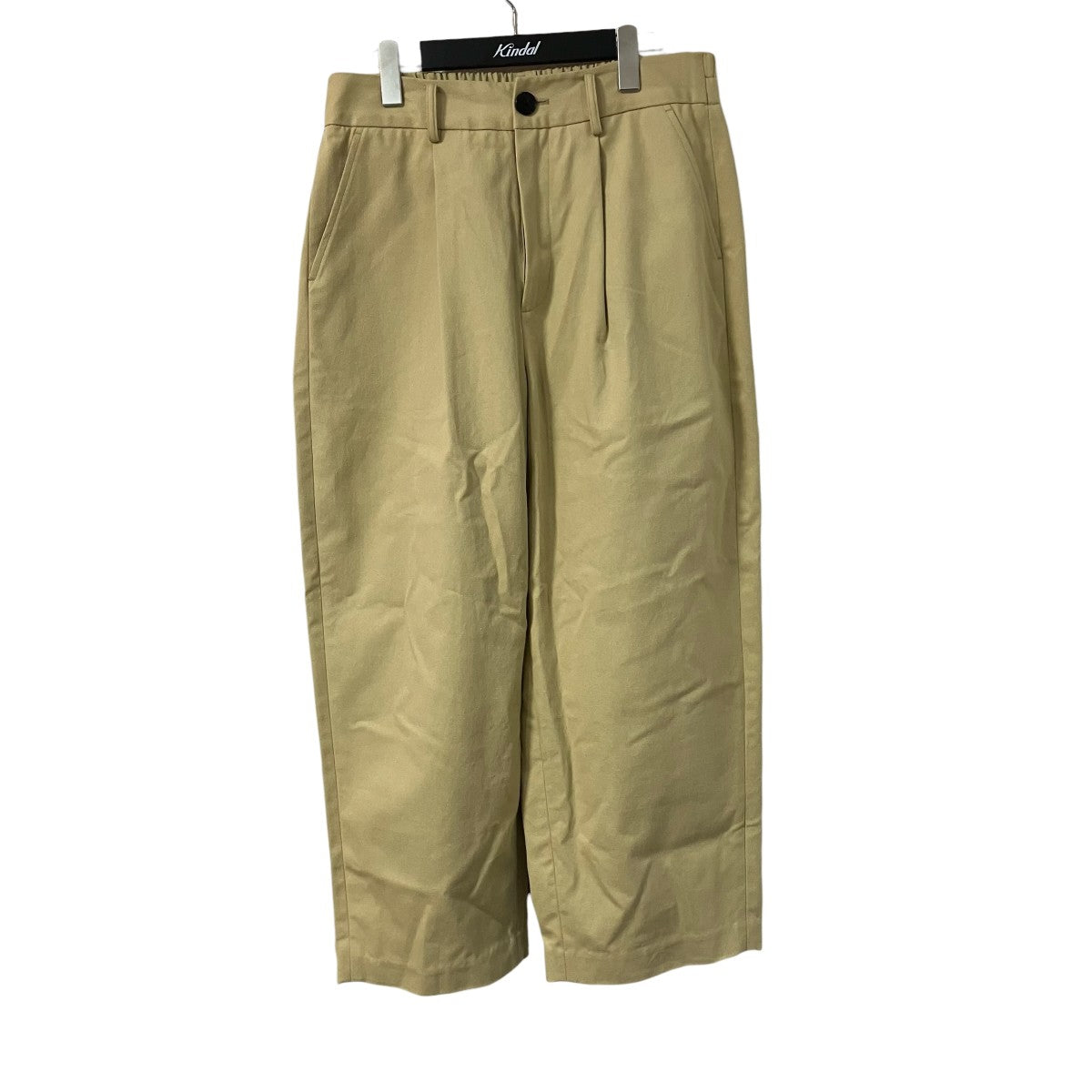 de dam foundation Tan Heavy Chino Cotton Trousers26SS-TR-C0-03 古着・中古-1枚目のアイテム画像