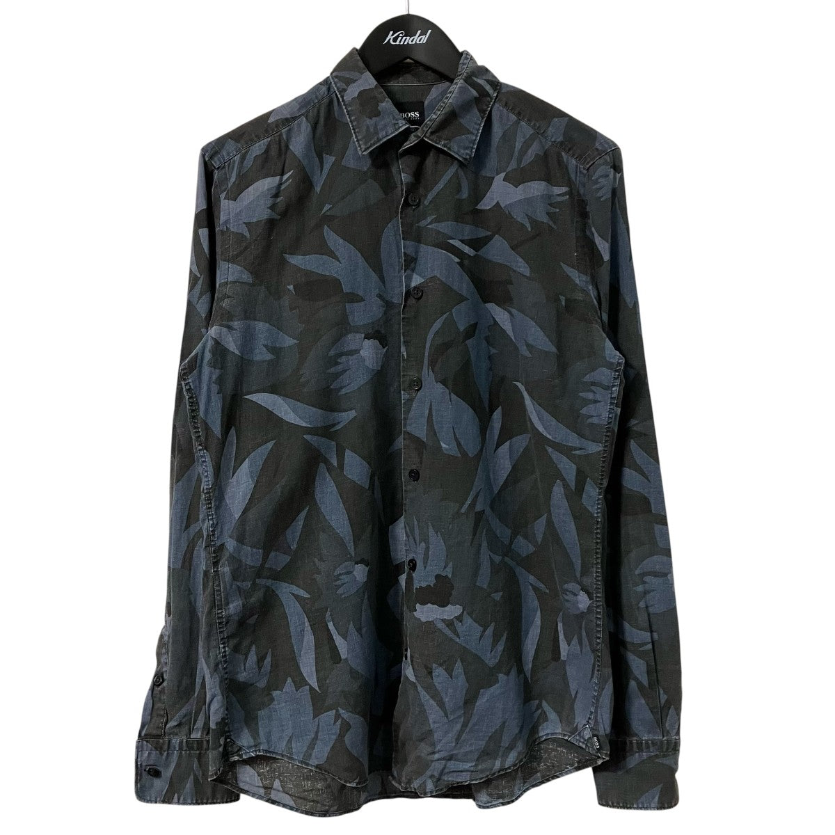 HUGO BOSS 総柄長袖シャツ 古着・中古-1枚目のアイテム画像