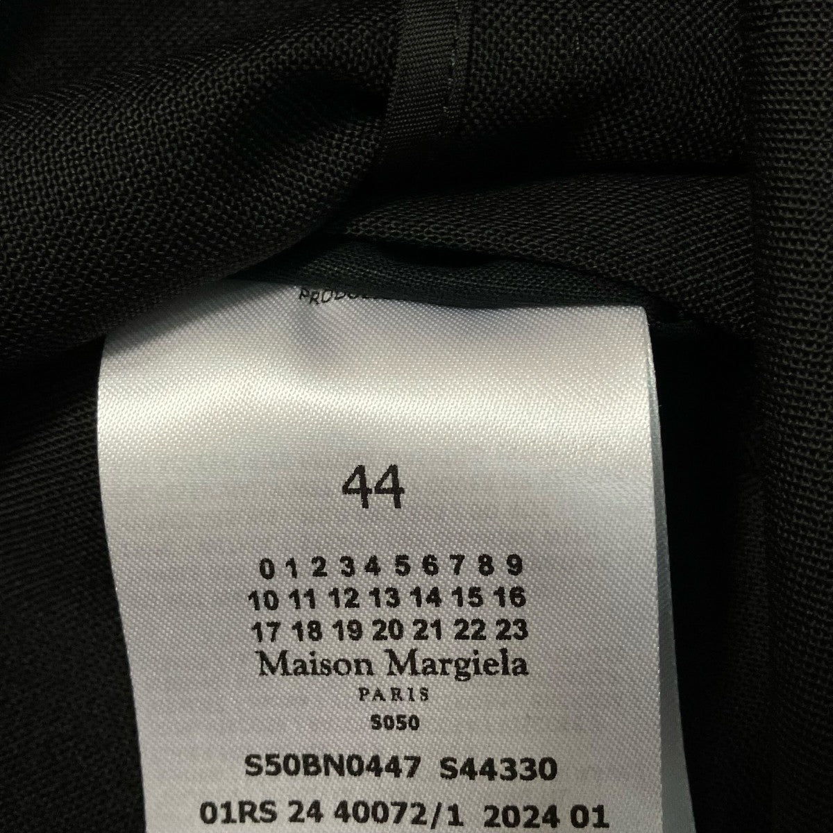 Maison Margiela 24SSノーカラージャケットS50BN0447 古着・中古-8枚目のアイテム画像