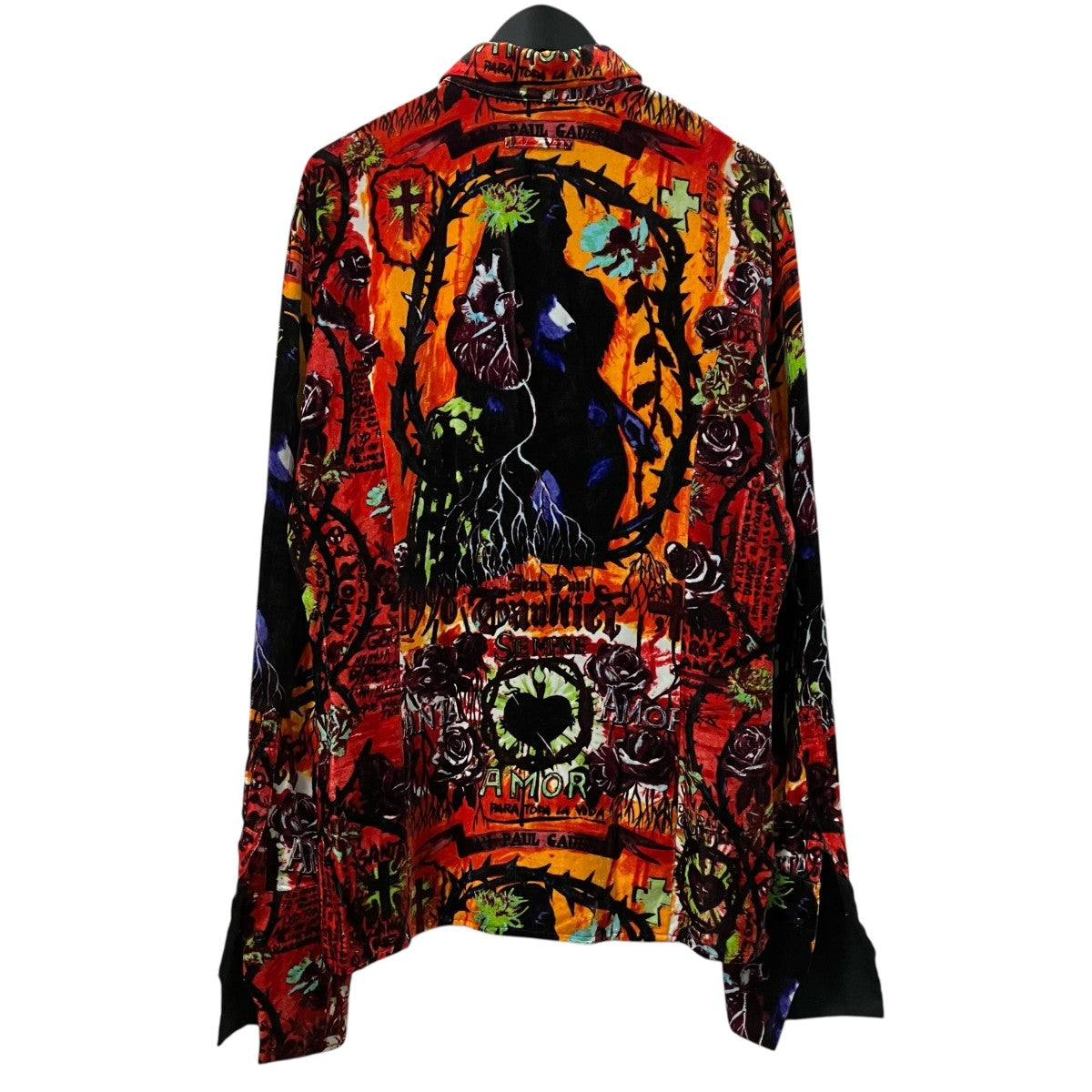 Jean Paul GAULTIER ベロア調長袖シャツBLJG2712B 古着・中古-2枚目のアイテム画像
