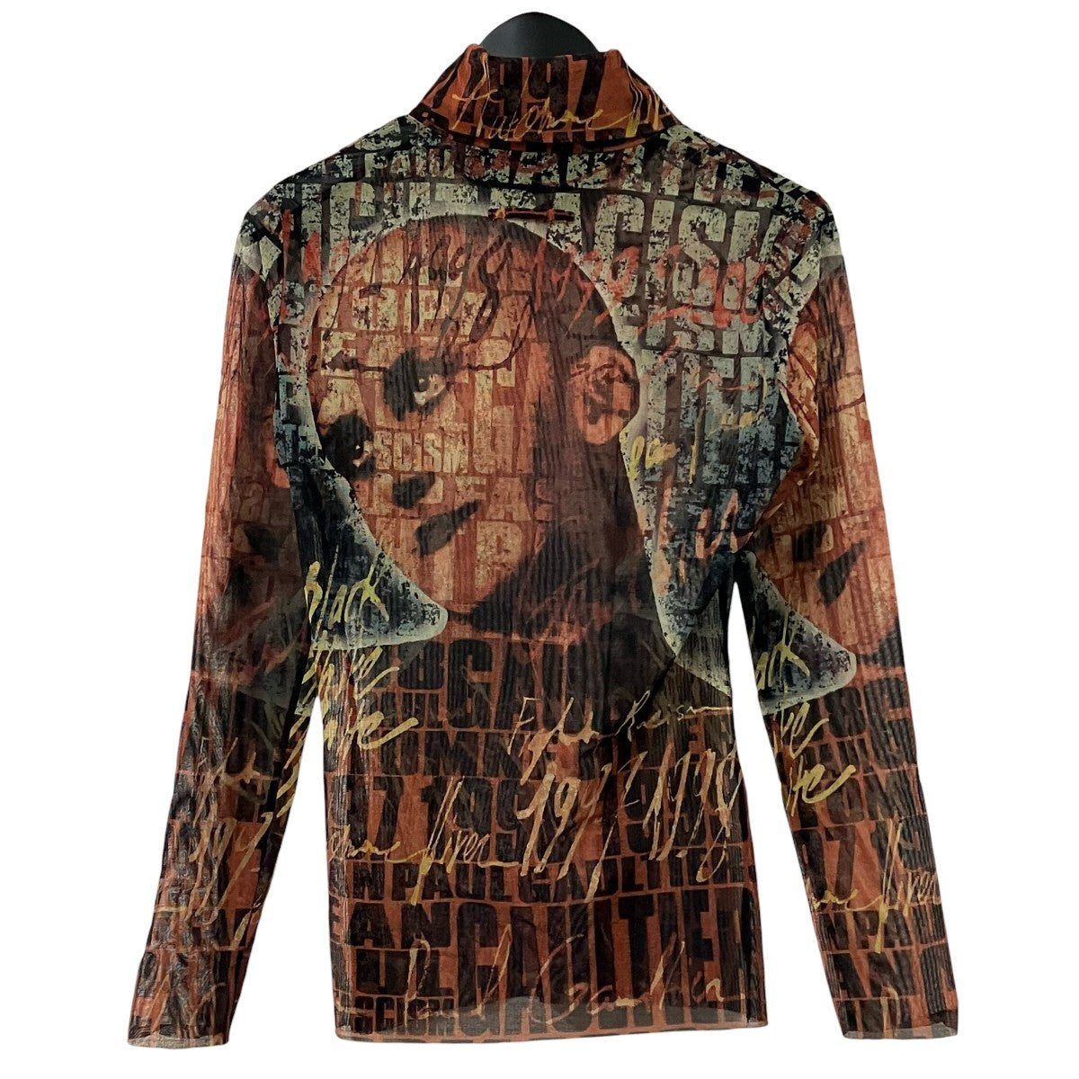 Jean Paul GAULTIER 90Sハイネックセカンドスキン 古着・中古-2枚目のアイテム画像