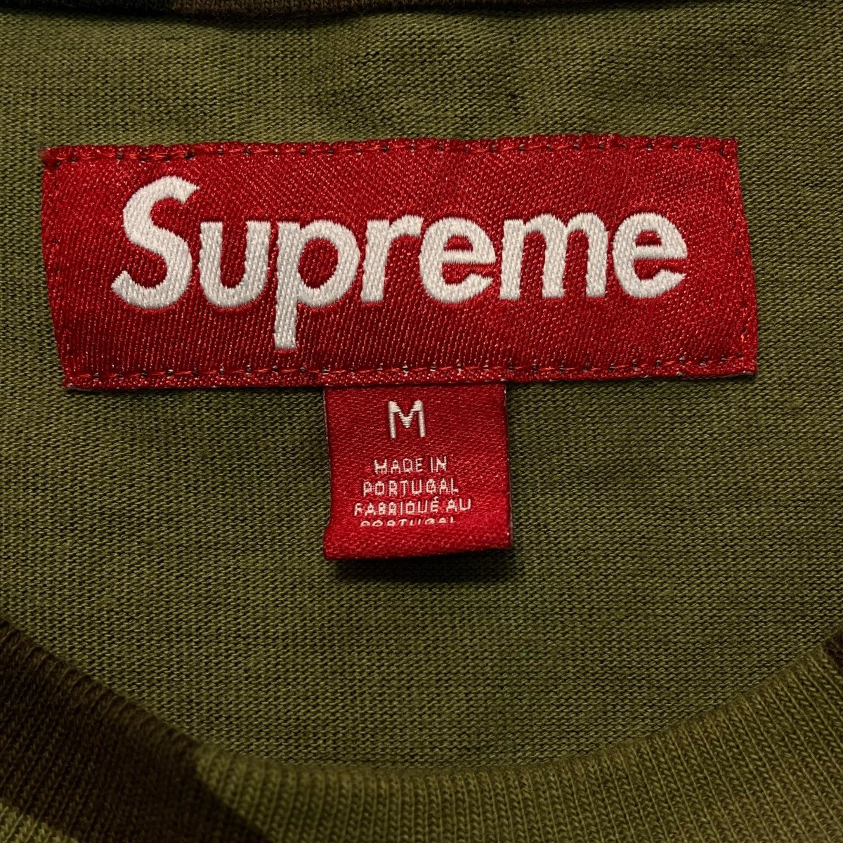 Supreme カモフラージュ柄クルーネックTシャツ 古着・中古-9枚目のアイテム画像