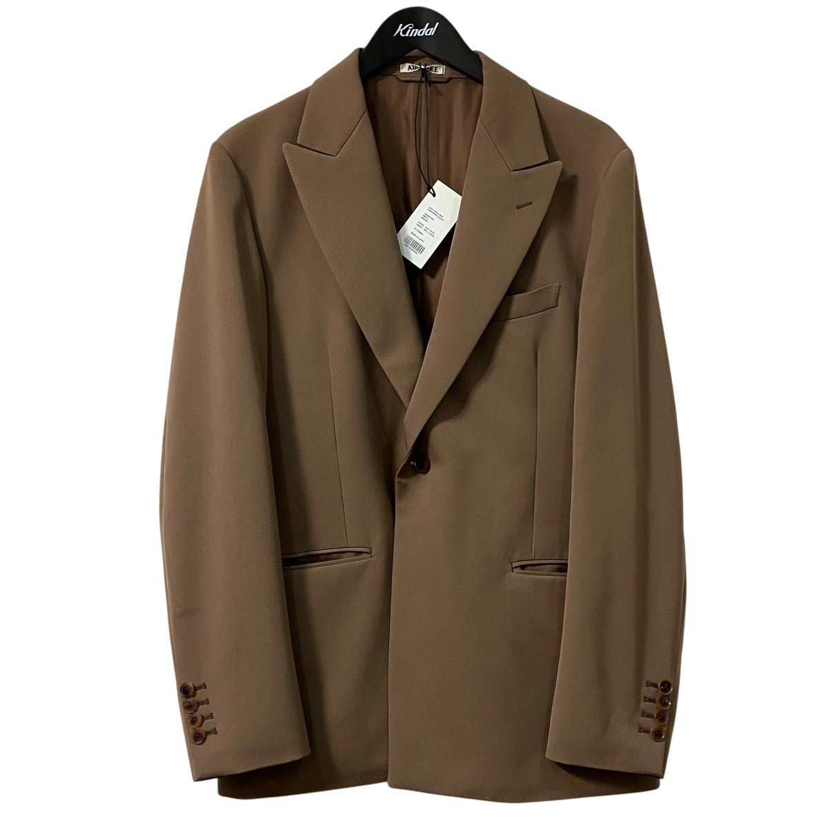 AURALEE 22SSLIGHT WOOL MAX GABARDINE JACKETテーラードジャケットA22SJ01MG 古着・中古-1枚目のアイテム画像