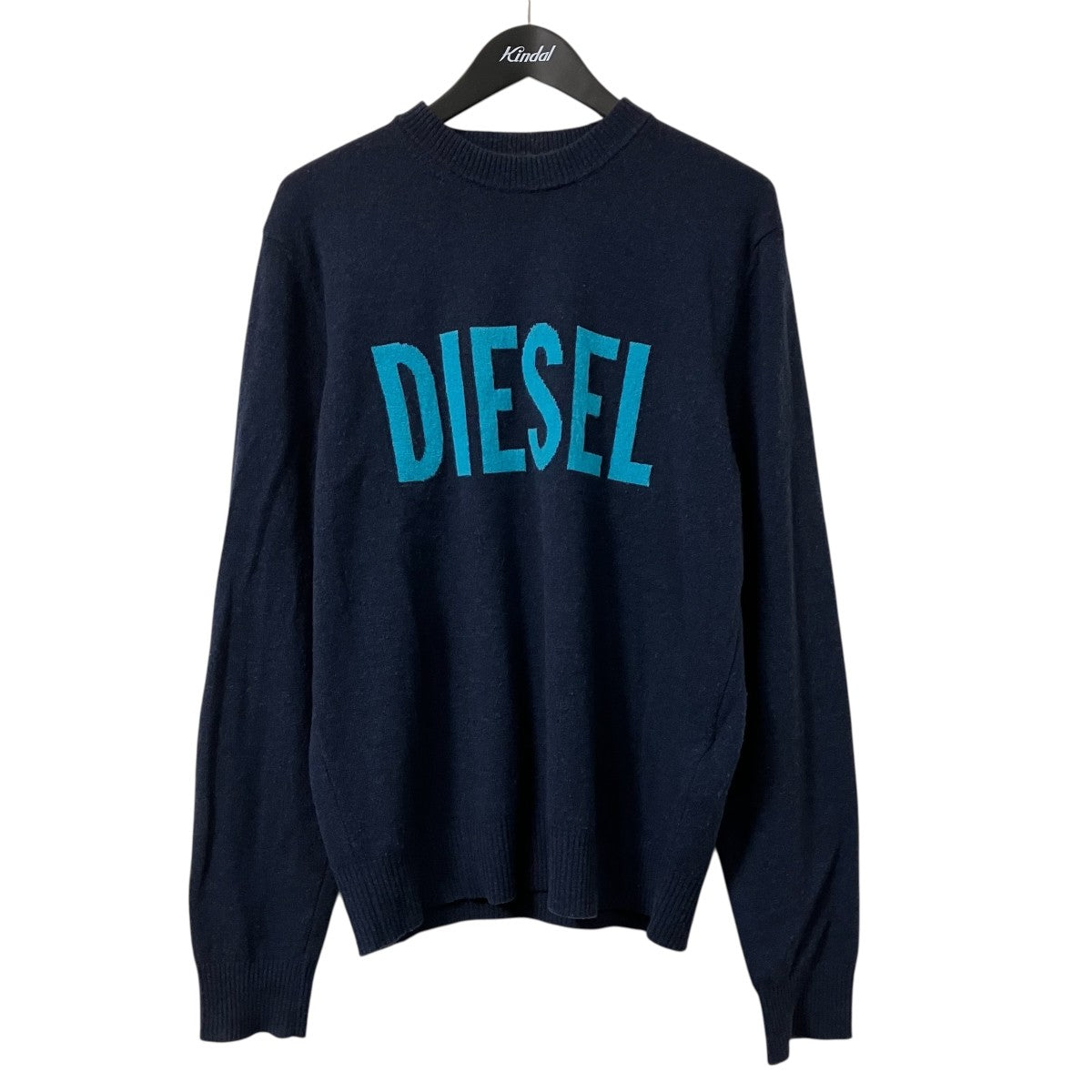DIESEL カシミヤ混クルーネックセーター 古着・中古-1枚目のアイテム画像