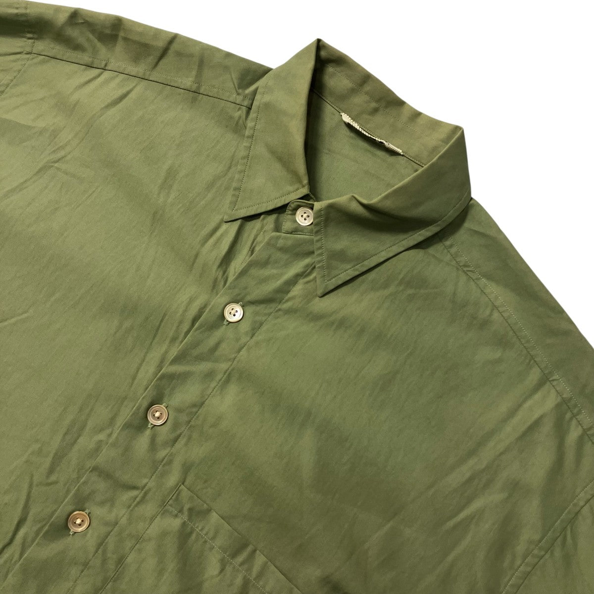 AURALEE 17AWWASHED FINX TWILL BIG SHIRTS長袖シャツA7AS02TN 古着・中古-3枚目のアイテム画像